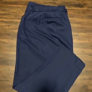 Catherines Modern Stretch Navy 24W Crop Pant